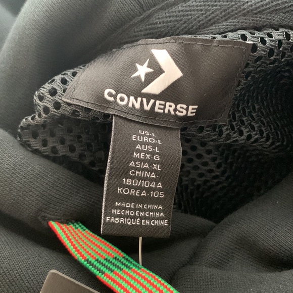 LIMITED EDITION CONVERSE BASKETBALL LIVE FREE BARRIERS HOODIE-SIZE LARGE -NWT - Picture 5 of 7